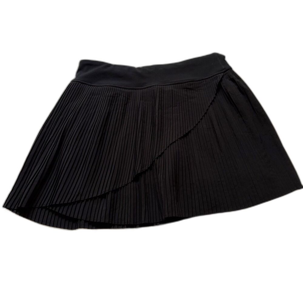 Yogalicious Black Pleated Tennis Skort